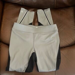 Athleta Gray and Black Leggings
